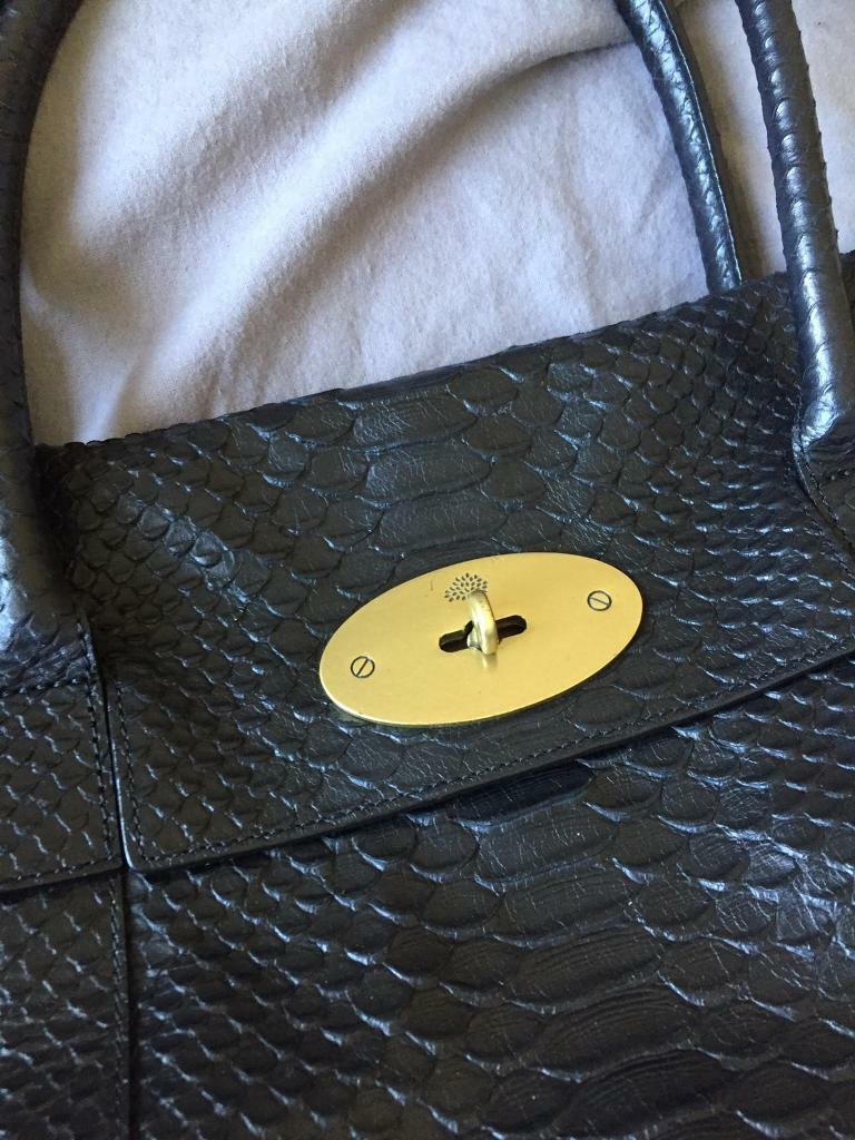 mulberry bayswater snakeskin